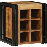 vidaXL Stojalo za vino 34.5x35x39 cm iz trdega akacijevega lesa u