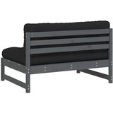  Srednja sofa sivi 120x80 cm od masivne borovine | shoptok.hr
