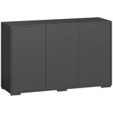  Komoda ladica 2 ladice push-click 117 cm x 36 cm x 74 cm crna Cijene