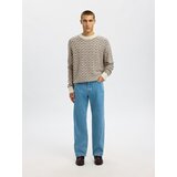Selected Pulover 'SLHKEITH' bež / črna | Shoptok.si