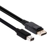 Club3d Mini-DisplayPort / DisplayPort adapterski kabel mini DisplayPort vtič\, DisplayPort vtič 2.00 m črna CAC-2163 ognjevaren DisplayPort kabel, (20415497) Cene