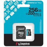Kingston Memorije kartice SDCG4/256GB/Canvas Go! Plus/microSD/200/160MB/s/+adapter | Eponuda.com