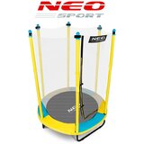 Neo-Sport dječji vrtni trampolin 140 cm (4,5 ft) žuti | shoptok.hr