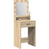  Toaletni stol s LED svjetlima u Sonoma hrastu 50x41x135 cm | shoptok.hr