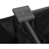  Sadilica s oblogom siva 161x45x76 cm od masivne jelovine | shoptok.hr
