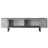 Hanah home tv polica yildiz travertine silver