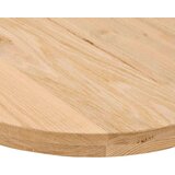 vidaXL Mizna plošča 80x40x4 cm trdna hrastovina ovalna | Shoptok.si