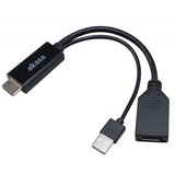 Akasa HDMI moški adapter > Displayport ženski / USB moški, (21738562) | Shoptok.si