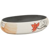 Maison Chic Umivalnik - Kopalna umivalnik - Lavabo Nadpultni večbarven ovalni 59x40x15 cm keramika, (21684978) | Shoptok.si
