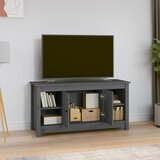 TV ormarić sivi 103 x 36,5 x 52 cm od masivne borovine | Eponuda.com