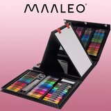 Maaleo set za crtanje i slikanje u koferu sa stalkom, 208 dijelova | shoptok.hr