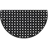 vidaXL Predpražnik polkrožen 45x75 cm guma | Shoptok.si