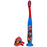 NOBRAND Tinokou, Ergonomska otroška zobna ščetka - Paw Patrol, Modra, (5000071275) | Shoptok.si