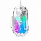 Havit USB miš MS1011SE transparent bela | ePonuda.com