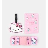 Sinsay Hello Kitty putni set: futrola za putovnicu, remen za kovčeg i oznaka za prtljagu | shoptok.hr