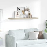  Plutajuća zidna polica boja hrasta 120 x 23,5 x 3,8 cm MDF | Eponuda.com