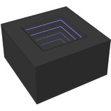  Stolić za kavu s LED crni 60 x 60 x 40 cm konstruirano drvo | shoptok.hr