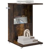 Bocni stol Dimljeni hrast 40 x 35 x 60 cm Konstruirano drvo | shoptok.hr