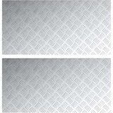 vidaXL Siva Aluminij 100 x 50 x 0.3 cm Nesklizne | shoptok.hr