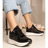 Gemre Black sneakers with holographic element Elaiza | Shoptok.si