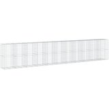  Gabionska košara s poklopcem 1100x100x200 cm pocinčano željezo | shoptok.hr