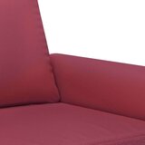  Dvosjed od tkanine crvena boja vina 140 cm umjetne kože | shoptok.hr