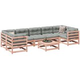  8-dijelni set vrtnih sofa od masivnog drva duglazije | shoptok.hr