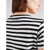 Karl Lagerfeld Majica 'IKON' črna / bela | Shoptok.si