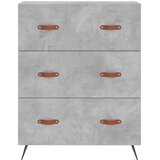  Visoka komoda siva betona 69,5x34x180 cm od konstruiranog drva | shoptok.hr