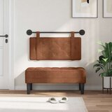  Držeće uzglavlje Zidne Smeđa 80 cm Antikni PU - Smeđa 80 cm bez LED | shoptok.hr
