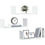 vidaXL Zidne police 3 kom bijele 58 x 18 x 18 cm konstruirano drvo | shoptok.hr