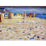Fedkolor Slika reprodukcija 40x30 cm Holland - Beach Chairs, Wassily Kandinsky – | Shoptok.si