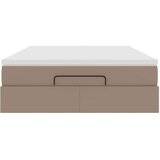  Otomanski krevet s madracem cappuccina 140x190cm umjetna koža | shoptok.hr