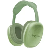 stellar bt headphones with microphone green