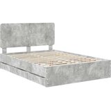  Okvir za krevet s ladicama Betonski sivi 160 x 200 cm - Beton siva 160 x 200 cm | shoptok.hr