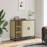 vidaXL Komoda sonoma hrast 92x35x76 cm izrađeno drvo | shoptok.hr