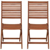Garden Pleasure Vrtne stolice u setu 2 kom od masivnog drveta u prirodnoj boji Savannah – | shoptok.hr