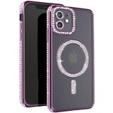 AVIZAR diamond case za iphone 12 zaščita magsafe contour strass, vijolična, (5000015088) | Shoptok.si