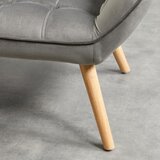 Bessagi Home dvosed monique, temno siva, žamet | Shoptok.si