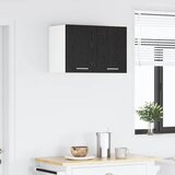 Viseći ormarić 2 pcs Crni hrast i bijela 30 x 31 x 40 cm | shoptok.hr