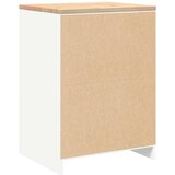  Garažni ormar za odlaganje bijeli 60x51x85 cm masivne borovine | shoptok.hr