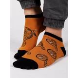Yoclub Man's Ankle Funny Cotton Socks Patterns Colours