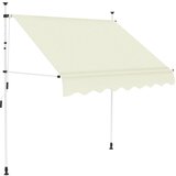 vidaXL Ročno zložljiva tenda 200 cm krem Cene