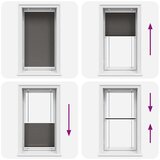 vidaXL Plisirana roleta crna 80x150 cm širina tkanine 79,4 cm | shoptok.hr