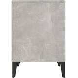  Noćni ormarići 2 kom siva boja betona 40x35x50 cm | Eponuda.com