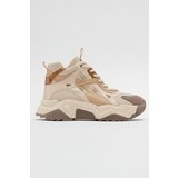LuviShoes LOWEL Beige-Brown Women's Sports Boots | shoptok.hr