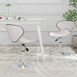 Furnova Jedilni stol 2 kosa belo umetno usnje, (21947326) | Shoptok.si