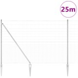 vidaXL ograja za polja 1.6x25 m cinkano jeklo | Shoptok.si