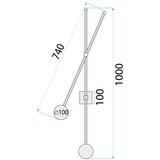 Toolight Zidni svijećnjak APP1594-2W gold | shoptok.hr