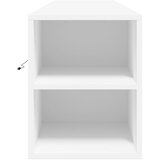  Zidni TV ormarić s LED svjetlima bijeli 180 x 31 x 39,5 cm | shoptok.hr